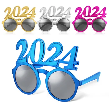 Новогодние очки, фестивальные очки, очки для новогодней вечеринки, реквизит для фотосессии, Новогодние украшения, цифровые очки