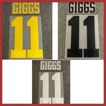 1992-1996 гг. Фирменный знак Giggs Белый, Черный, Желтый, с футбольной нашивкой