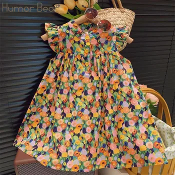Новая юбка Humor Bear Для девочек, Стиль Картины маслом 