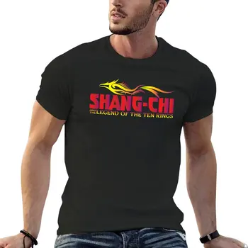 Футболка Shang chi with dragon, новая версия футболки, мужская футболка для мальчиков, белые футболки, мужские высокие футболки
