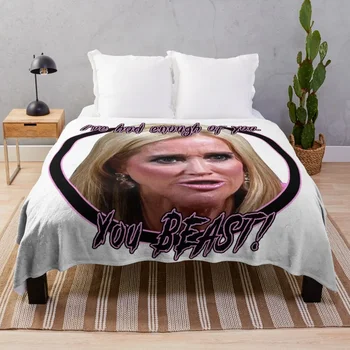 Ким Ричардс - Ты чудовище! Покрывало для декоративных кроватей, красивые одеяла и накидки на диван, тонкие покрывала для диванов