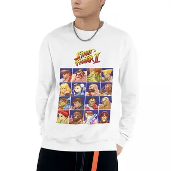 Свитшоты Street Fighter II Select Character, осенняя куртка, мужская рубашка с капюшоном, толстовка в японском стиле, мужская Женская