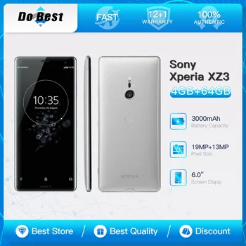 Оригинальный Мобильный Телефон Sony Xperia XZ3 4G LTE Японской версии 6,0 