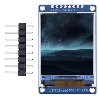 1,8-дюймовый ЖК-Дисплейный Модуль SPI Интерфейс Последовательный Порт ST7735S Привод IC Цветной Дисплейный Модуль для Arduino SMT32 DIY Kit