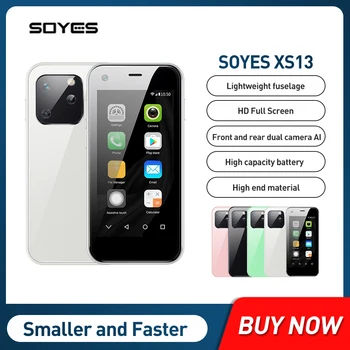 Мини-Мобильный Телефон Android SOYES XS13 1 ГБ 8 ГБ Смартфон Нескольких Стилей WCDMA 3G Для Студентов И Детей Google Play TikTok Cell