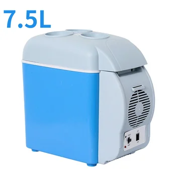 Автомобильный Холодильник 7.5 Л 12V синий Многофункциональный Портативный мини-Холодильник Для Путешествий На Открытом воздухе RV Camper Cooler minifridge Caravan Freezer