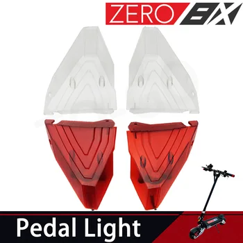 Оригинальный передний фонарь с педалью ZERO 8X, задний фонарь с педалью ZERO 8X, фонарь на передней палубе электрического скутера и аксессуары для пластикового чехла