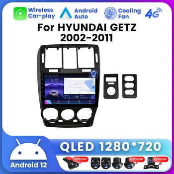 Автомобильный Мультимедийный плеер с системой Android Для HYUNDAI GETZ 2002-2011 (RHD) GPS Навигация Радио Стерео Головное устройство № 2 Din DVD BT5.0