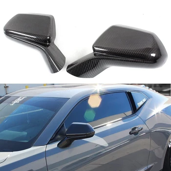 Практичная крышка зеркала заднего вида из 2 предметов, чехол для зеркала заднего вида для Chevrolet Camaro 2016-2022, Запасные части для экстерьера автомобиля.