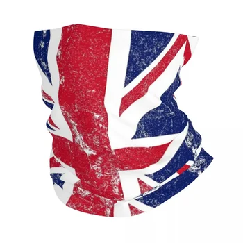 Бандана с британским флагом Юнион Джек, шейный платок, маска с принтом, шарф, Многофункциональный велосипедный шарф, пеший туризм, Рыбалка, Унисекс для взрослых, Зима