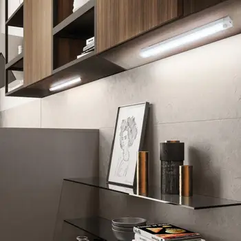 Энергосберегающий креативный ночник Usb-аккумуляторный шкаф Кухонный шкаф Коридор Лестница для дома Кухня Спальня Беспроводной светодиодный