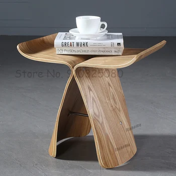 Мебель для гостиной в скандинавском стиле, роскошное деревянное кресло Butterfly, креативный стул для переодевания, Кофейная бабочка, стулья для гостиной TG