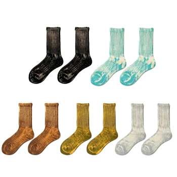 Однотонные толстые и теплые носки до щиколотки, мягкие зимние носки для ботинок, вязаные носки, подарки