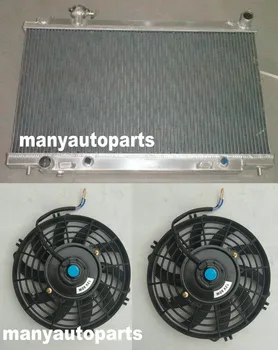 Алюминиевый радиатор для Nissan Fairlady 350Z Z33 2003-2006 2004 2005 AT MT + Вентиляторы