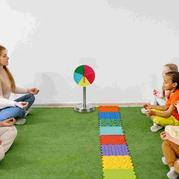 1 шт 20 см Поворотный стол для рисования, обучающие занятия, поворотный стол, настольные игры для родителей и детей, игрушки (случайный цвет указателя)