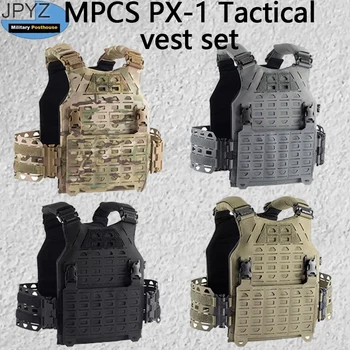 Комплект тактических жилетов MPCS PX-1, Модульный военный жилет, бесплатное комбинированное снаряжение