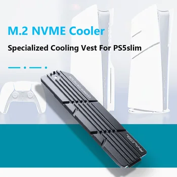 Для PS5 Тонкий Твердотельный Накопитель Радиатор с Термосиликоновыми Прокладками Охладитель Твердотельного Накопителя Комплект Охлаждающих Принадлежностей для Твердотельного накопителя 2280 M.2 NVMe SSD