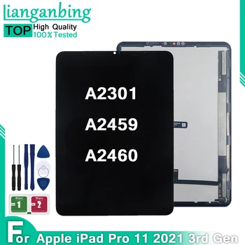ЖК-дисплей Для iPad Pro 11 (2021) 3-го поколения A2301 A2459 A2460 ЖК-дисплей С сенсорным экраном В сборе Для iPad Pro 11 2021 3-го поколения LCD