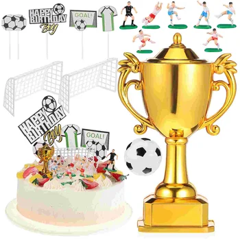 Для вечеринки по Выпечке торта на День рождения Футбольной команды, Вставные Аксессуары, Топперы Для мужчин, Вставка