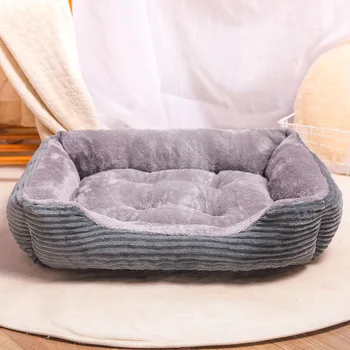 Прямоугольный Дешевый матрас для собак Коврик для сна щенка кошки Коврик для животных Гнездо Кровать