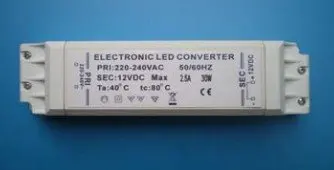 Светодиодный драйвер постоянного напряжения 12 В/30 Вт, вход AC100-240V