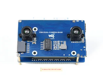 Waveshare dürbün kamera tabanı için tasarlanmış ahududu Pi hesaplama modülü 4, isteğe bağlı arabirim genişletici
