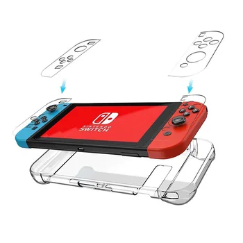 Nintendo Switch Съемный Хрустальный жесткий корпус для ПК Амортизирующий Эргономичный Закрепляемый защитный кожух для Nintendo Switch NS NX