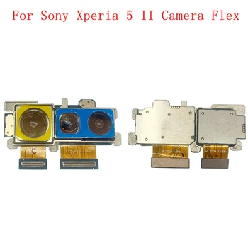 Задняя Задняя Передняя Камера Гибкий Кабель Для Sony Xperia 5 II Основной Большой Маленький Модуль Камеры Ремонт Запасных Частей