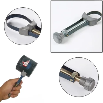 Ручные Инструменты Инструмент для снятия автомобильного Масляного фильтра с Регулируемым диаметром от 60 мм до 120 мм Гаечный Ключ со Стальным ремешком
