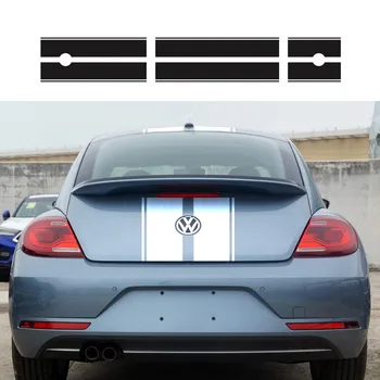 Автомобильный стайлинг Капот Крыша Задний багажник Комплект полос для Volkswagen Beetle A5 2011-2018 Виниловые наклейки Наклейки Аксессуары для тюнинга