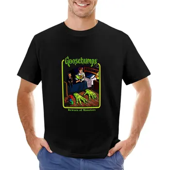 Мурашки по коже Перед сном, Ретро Страшная футболка, быстросохнущая для мальчика, одежда в стиле хиппи, одежда для мужчин
