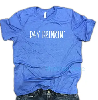 Мужская футболка Day Drinkin, Забавная рубашка для питья, Рубашка для дневного питья, Рубашка для Пива, Рубашка для вина, Рубашка для позднего завтрака, Футболка для Воскресной вечеринки, Футболка для Мальчишника