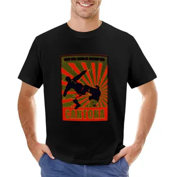Никогда не будет другой футболки Eric Cantona Kick, эстетичная одежда для мальчика, мужские футболки большого размера на заказ