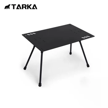 Стол для кемпинга из алюминиевого сплава TARKA Легкий складной стол для путешествий на открытом воздухе, складные столы для бесплатной установки, тактические столы