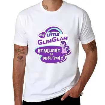 New Starlight Glimmer - Логотип - Лучшая футболка с Пони, мужские футболки, топы, пустые футболки, мужские высокие футболки