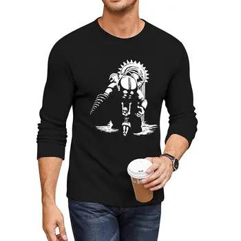 Новая длинная футболка BioShock, одежда хиппи, спортивные рубашки, футболки для мужчин, хлопок