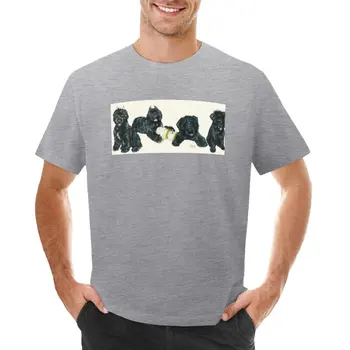 Футболка Bouvier des Flandres Puppies для мальчика, мужская одежда по индивидуальному заказу