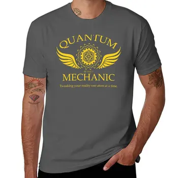 Новая футболка с квантовой механикой, футболки на заказ, блузка, летняя одежда, футболка с аниме, мужская одежда