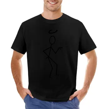 Фигурка Святого (черная). Футболка мужская футболка sublime, черные футболки с аниме для мужчин