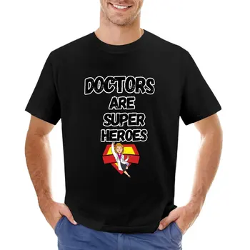 Футболки Doctors Are Super Heroes с аниме-одеждой, футболки оверсайз для мужчин
