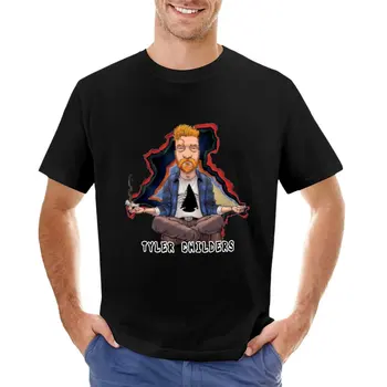Тайлер Чайлдерс/ новая футболка для мальчиков с животным принтом, заготовки для больших и высоких футболок для мужчин