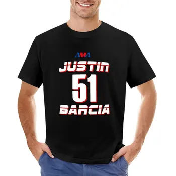 Justin Barcia #51Motocross Supercross- ФУТБОЛКА SUPERSTAR SUNDAYS ЧЕМПИОНА по МОТОКРОССУ, корейские модные мужские тренировочные рубашки