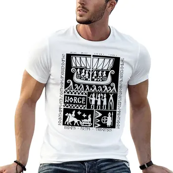 Дизайнерская футболка Norge Norway Viking Burzum, великолепная футболка, винтажная футболка, корейская мода, мужские белые футболки