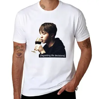 Новая футболка Jin, спортивные рубашки с животным принтом для мальчиков, милая одежда, облегающие футболки для мужчин