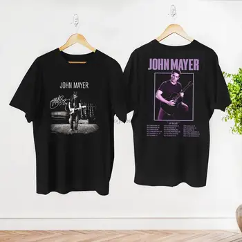 Фирменная футболка Джона Майера, футболка John Mayer Fall Solo Tour 2023, футболка Джона Майера, подарочная футболка Джона Майера, графическая рубашка Джона Майера, John Mayer