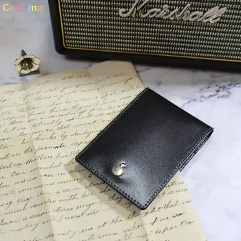 Бутик Timebox из итальянской воловьей кожи Blac A7 Palm NoteBook, бизнес-маленький мини-блокнот, карманная записная книжка для сообщений, заменяемая внутренняя сердцевина