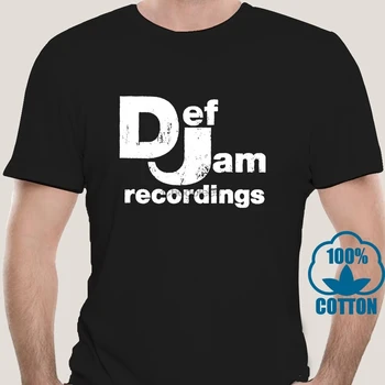 Мужская футболка с потертым логотипом Def Jam Records 1968A