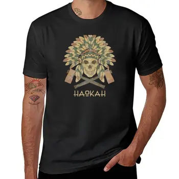 Новая футболка Haokah Empath Native American Sacred Clown, мужская одежда, футболки оверсайз, футболка с коротким рукавом, спортивные рубашки, мужские