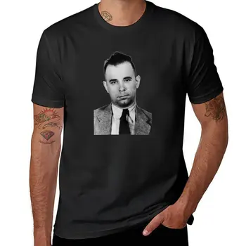 Новая футболка Gangster John Dillinger, кавайная одежда, винтажная футболка, винтажная одежда, футболка для мальчика, футболки для мужчин