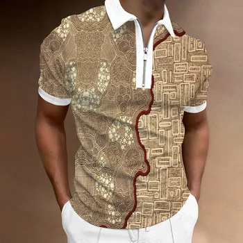 Новая мужская футболка с коротким рукавом и отворотом, летняя модная мужская рубашка поло, Топовая рубашка поло оверсайз, высококачественная мужская одежда